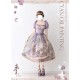 Cyans Qing Oil Painting Blooming Shade Short and Long One Piece(Leftovers/Full Payment Without Shipping)
